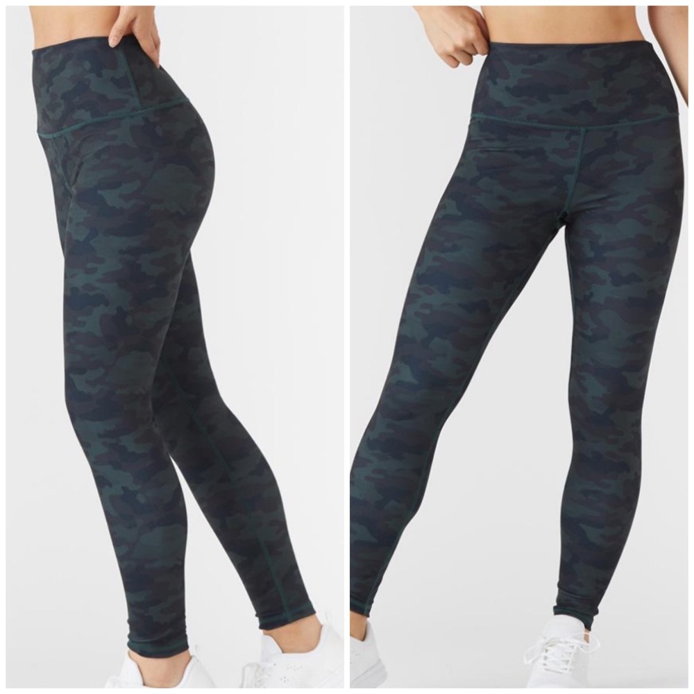 Glyder high power leggings dark camo green XS